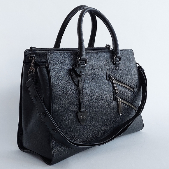 Rebecca Minkoff Jamie Large Leather Satchel Bag - Picture 4 of 16